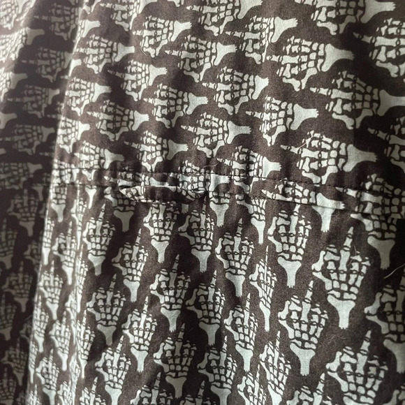 Devils Harvest Men’s Short Sleeve 100% Cotton Button Down Shirt Size Medium - Picture 8 of 9